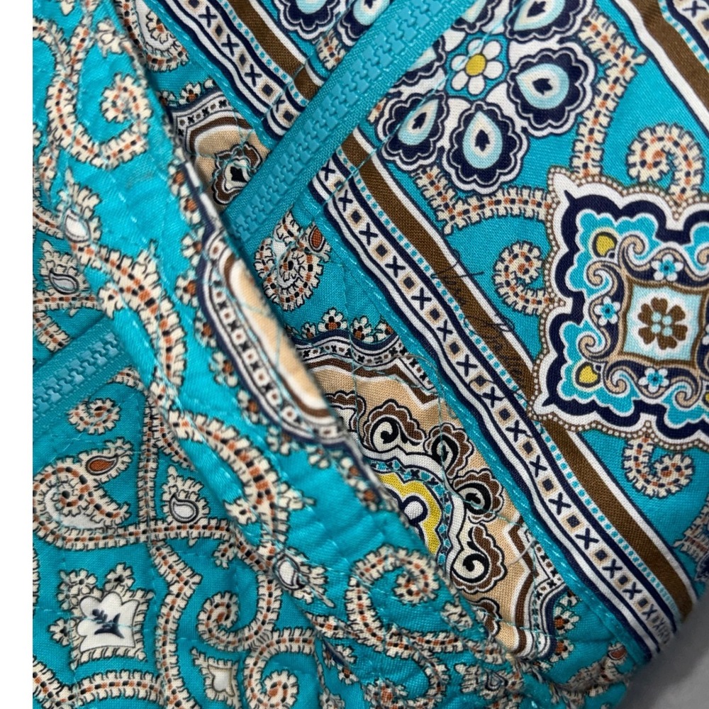 Vera Bradley Retired Totally Turquoise Small Original Duffel Bag - Picture 10 of 10